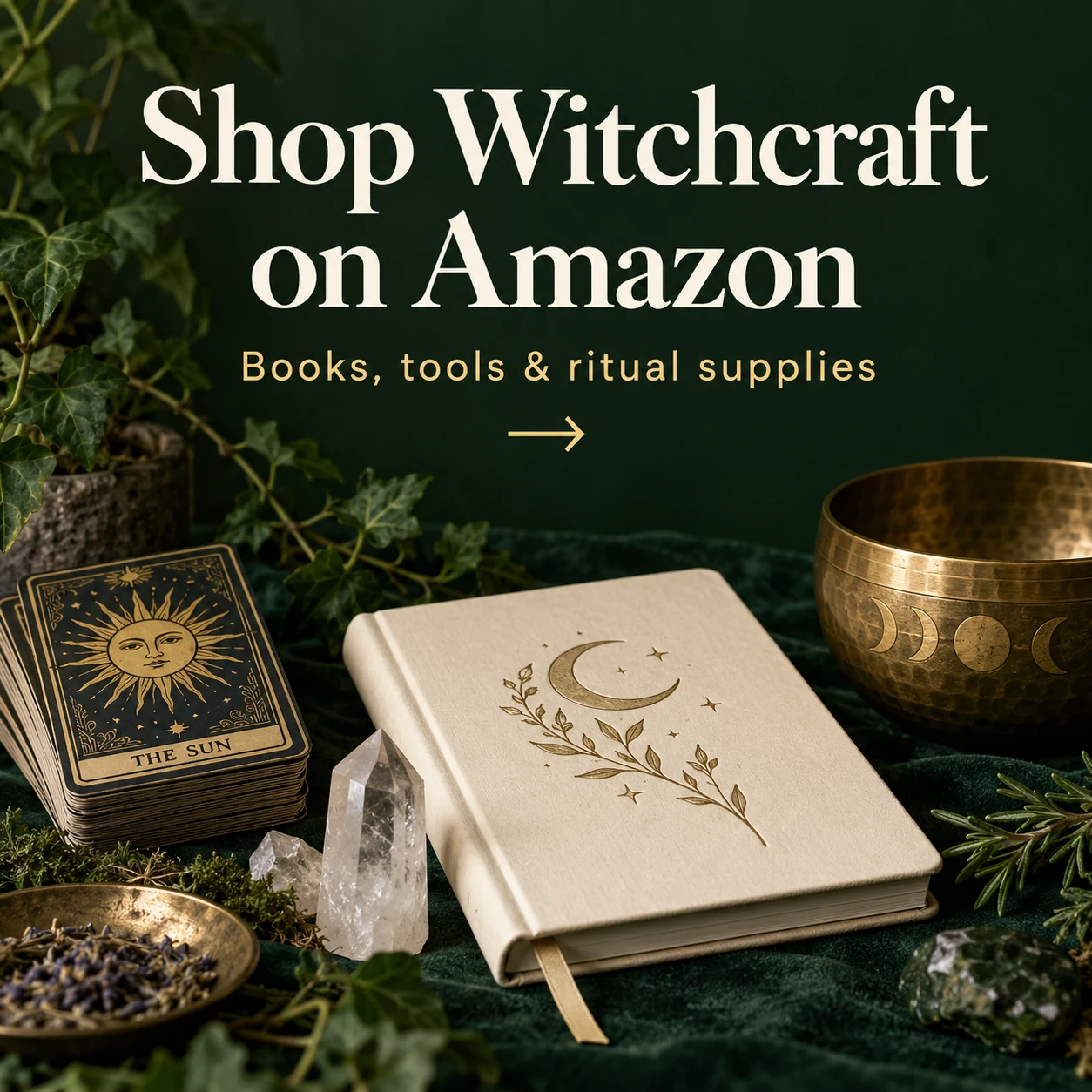 Shop Witchcraft on Amazon. Explore tools, books and ritual supplies.