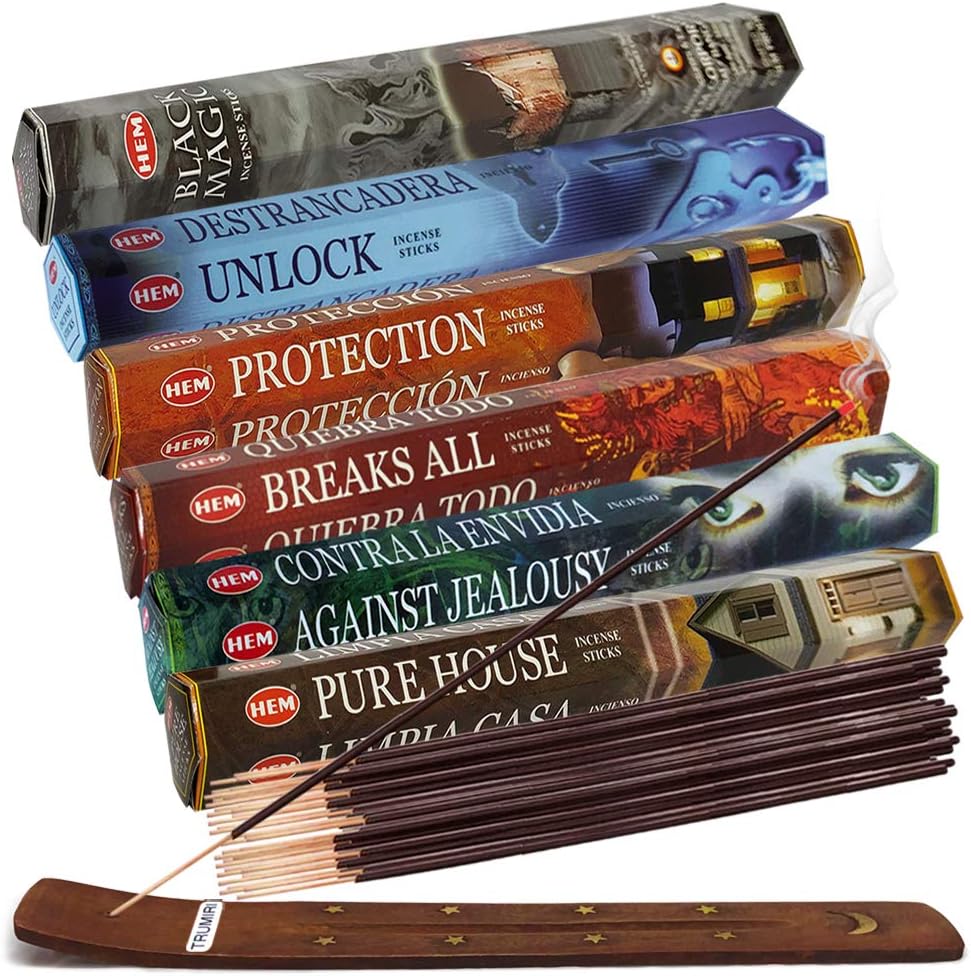 HEM Incense Sticks Variety Pack with Holder