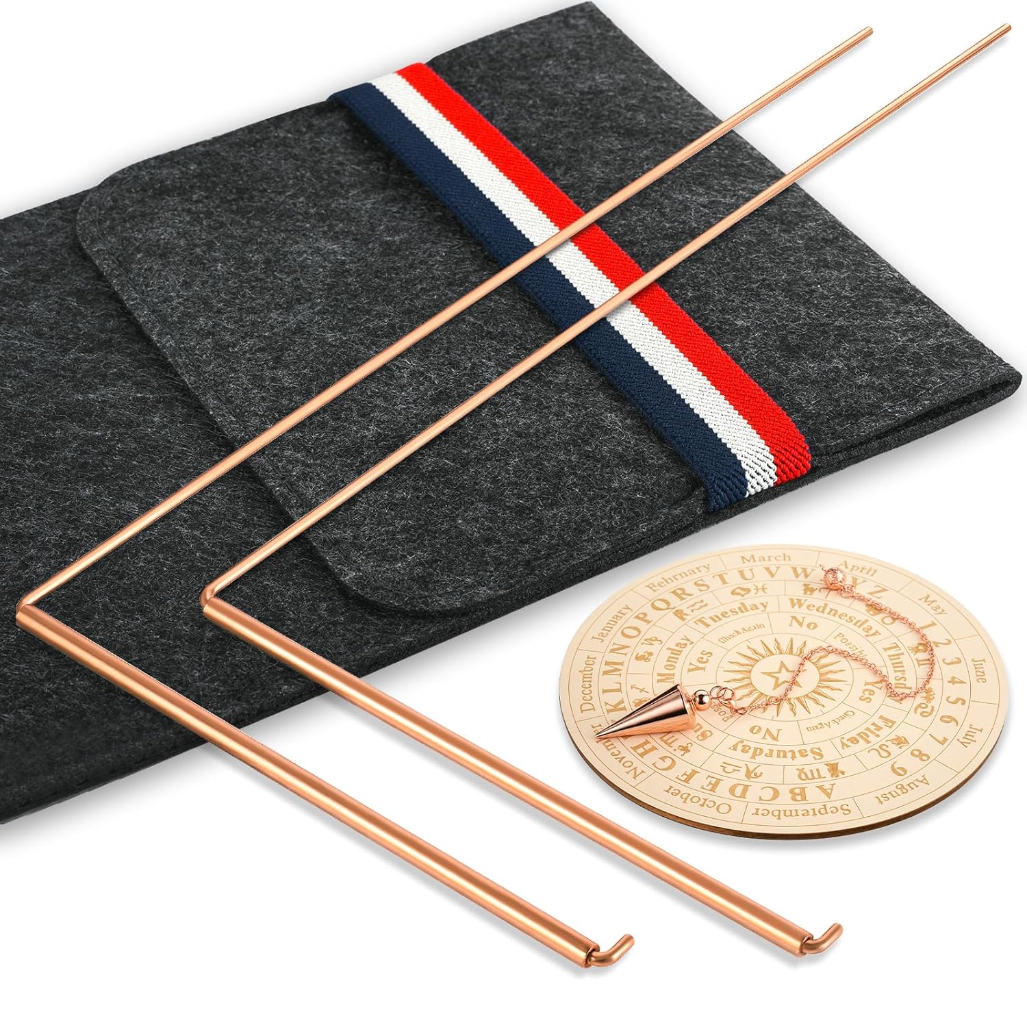Copper Dowsing Rods Set