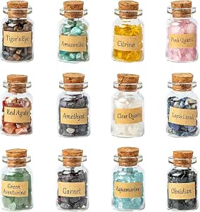 KHOCOEE Mixed Gemstone Crystals Set