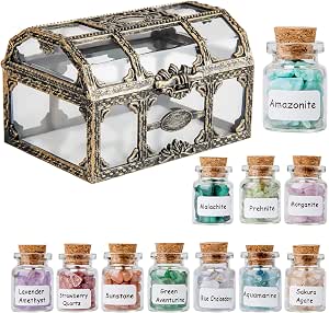 Mixed Gemstone Crystal Set