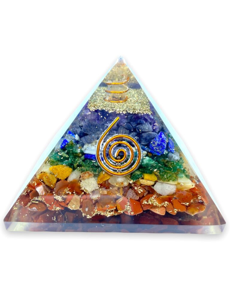 Seven Chakra Orgone Pyramid
