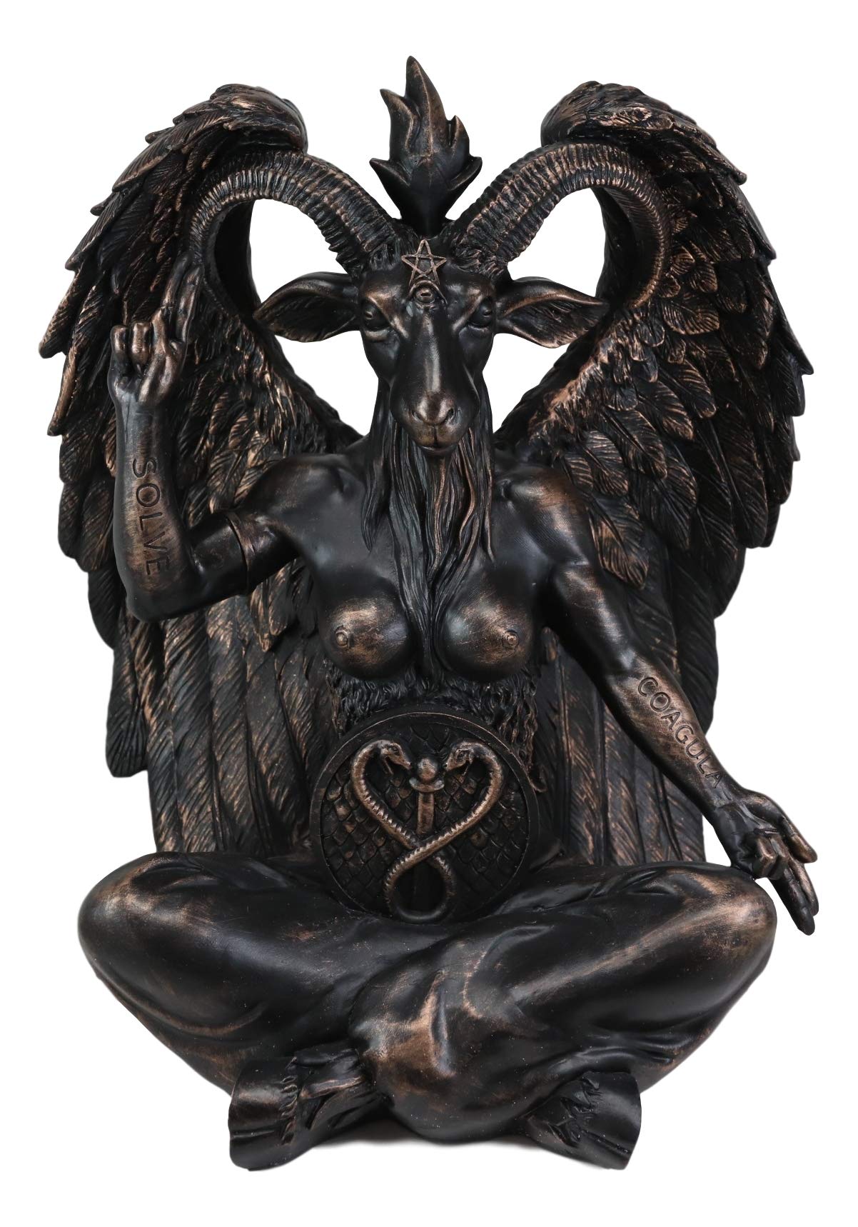 Large Sabbatic Goat Baphomet Statue